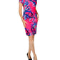 Frank Lyman - Bold Print Short Sleeve Mini Dress