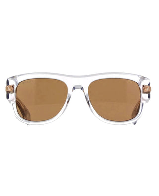 Gucci - Unissex - Óculos de sol transparentes de aro inteiro