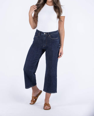 Judy Blue - Calça jeans vintage blues com cintura alta e controle de barriga, perna larga