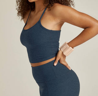 Além do Yoga - Regata curta Spacedye Slim Racerback