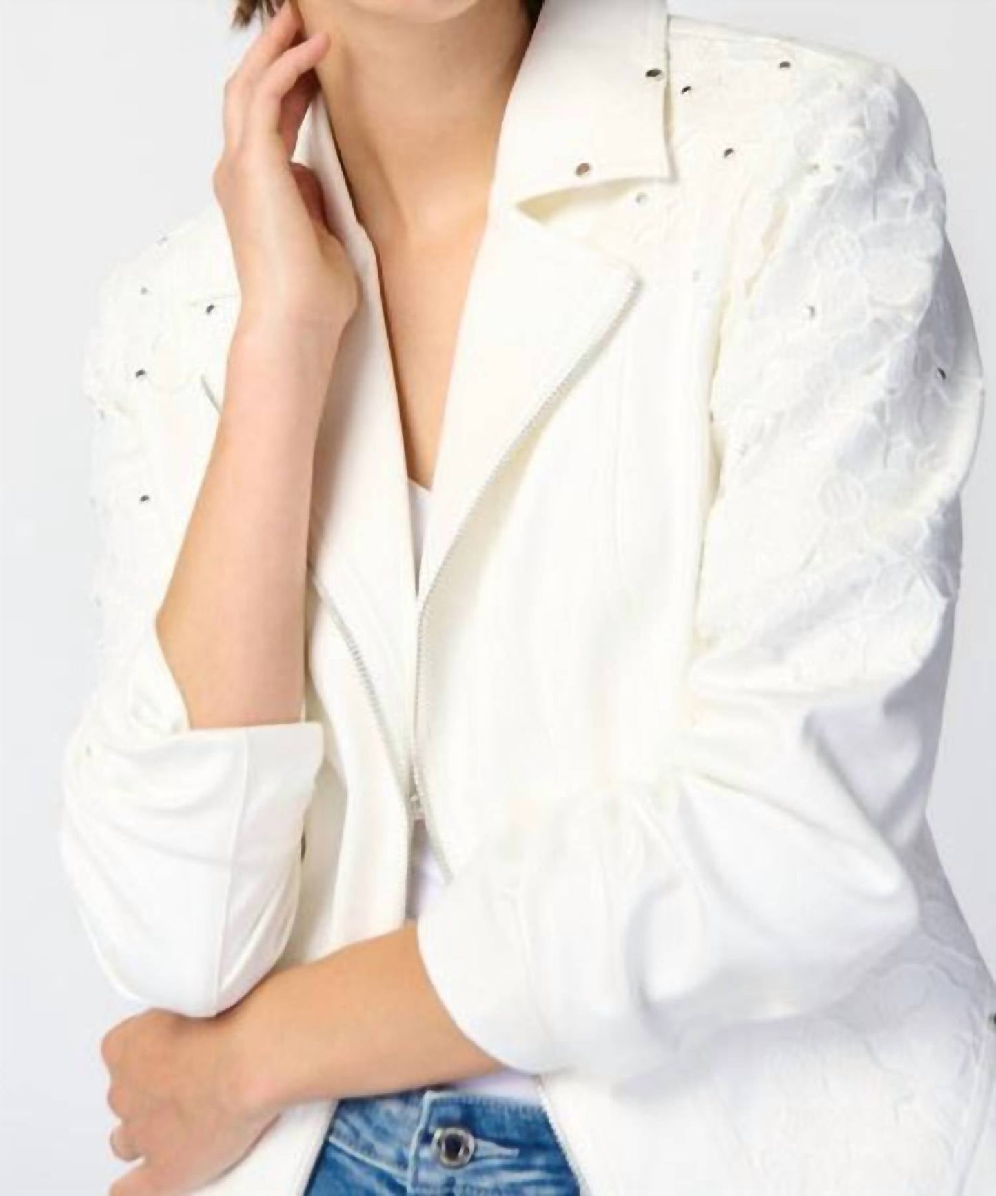 Joseph Ribkoff - Faux Suede Jacket