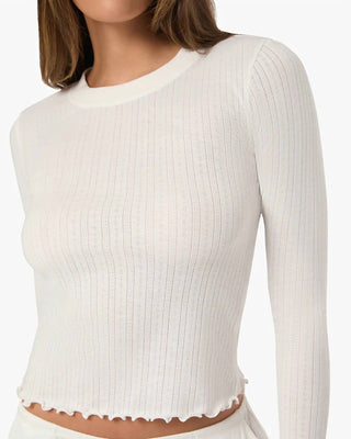 We Wore What - Pijama de manga comprida Pointelle