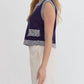 Entro - Collared Sleeveless Top