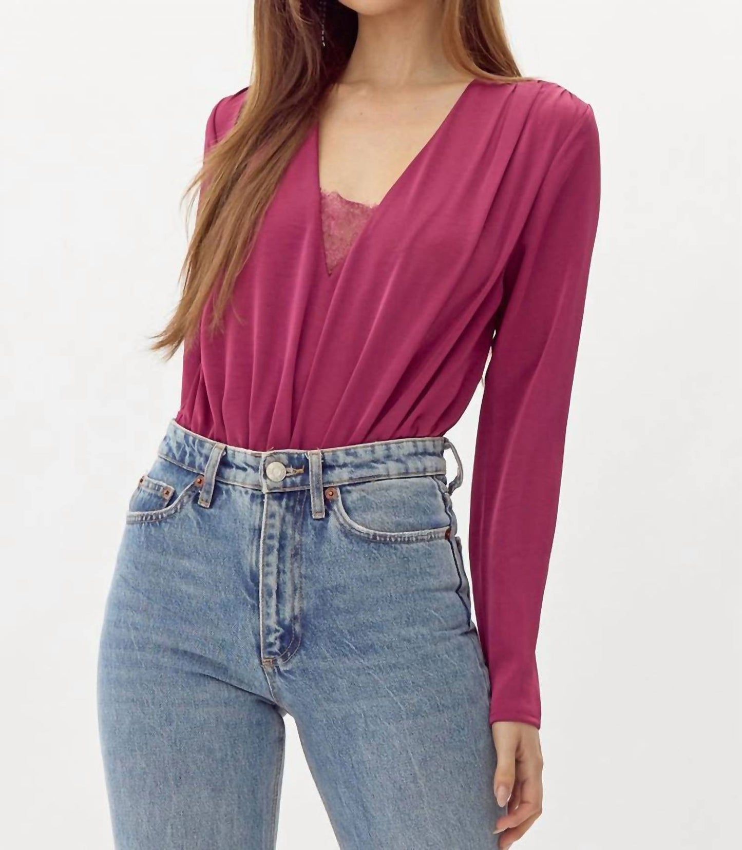 Adelyn Rae - Cassidy Pleated Bodysuit