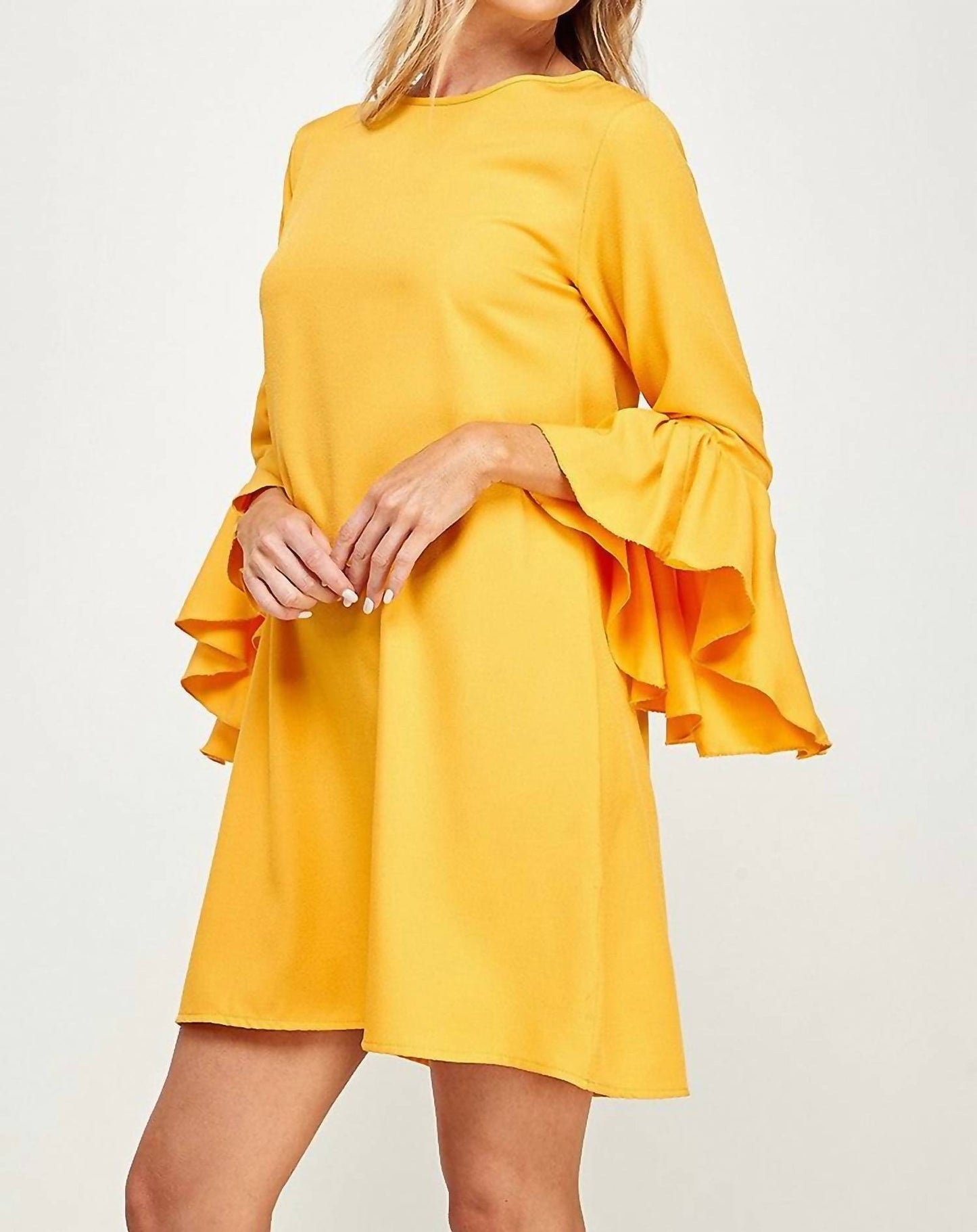 2 Hearts Apparel - Bell Sleeve Shift Dress