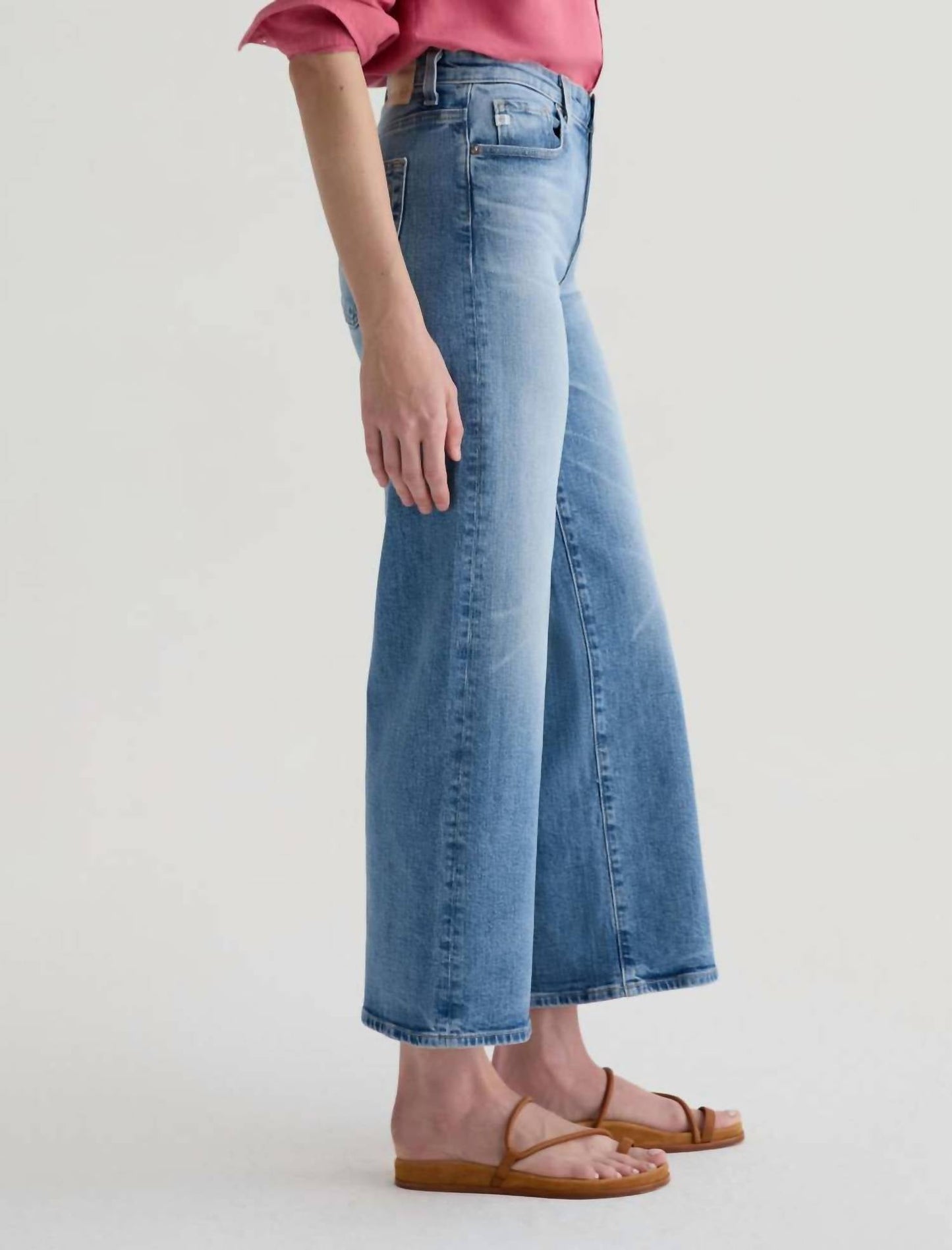 Ag Jeans - Saige Wide Leg Cropped Jeans