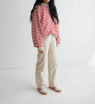 Free People - Risk Taker Mid-Rise Straight Jeans