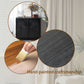 Modern Black Wood Storage Cabinet with Embossed Door