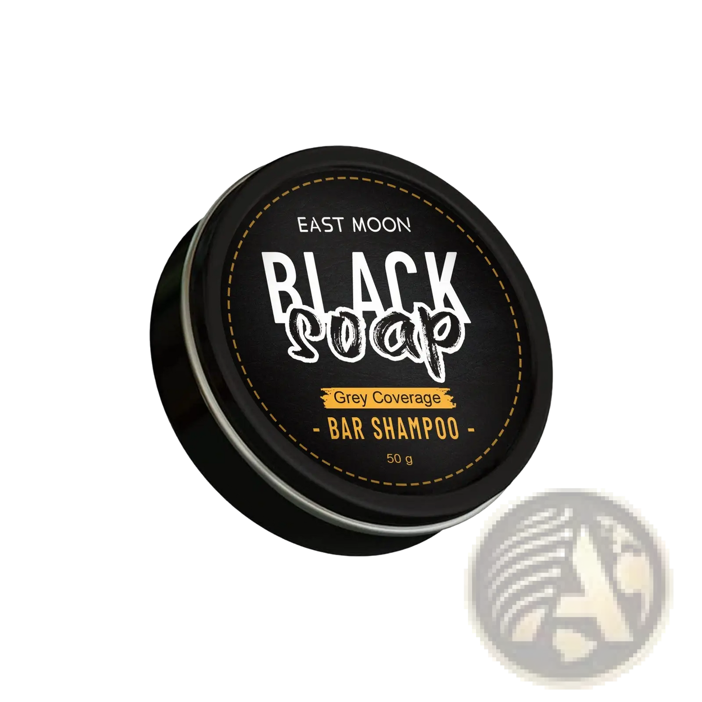East Moon Men’s Grey Coverage Black Hair Soap Bar