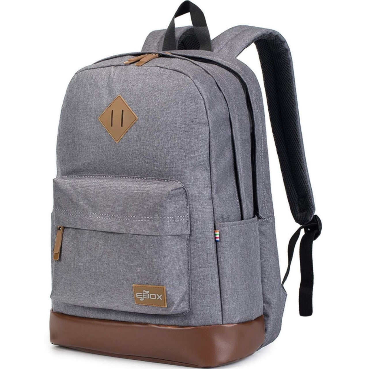 Mochila de viagem Ebox Classic com compartimento para laptop e armazenamento para tablet de 15,6"