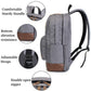 Mochila de viagem Ebox Classic com compartimento para laptop e armazenamento para tablet de 15,6"