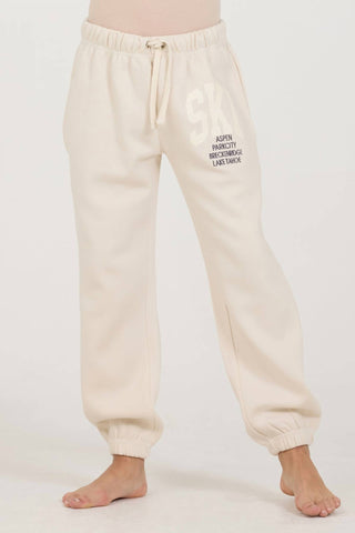 Vintage Havana - Calça de corrida infantil Ski Destination