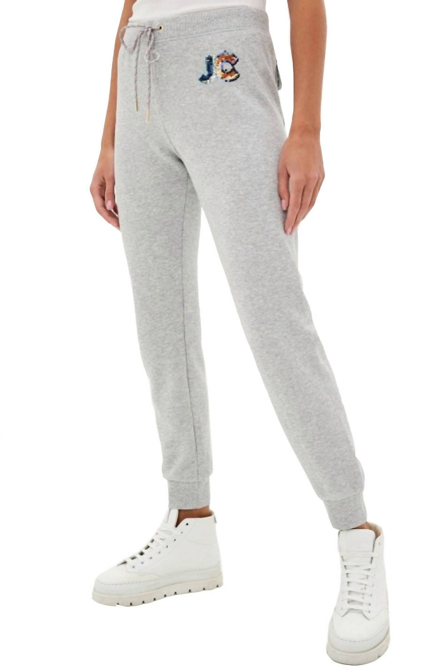 Juicy Couture - French Terry Sequin Trim Jogger