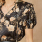 Entro - Floral & Ruffle Blouse