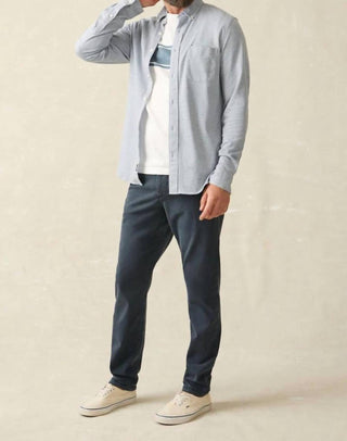 Faherty - Camisa de malha Coastline