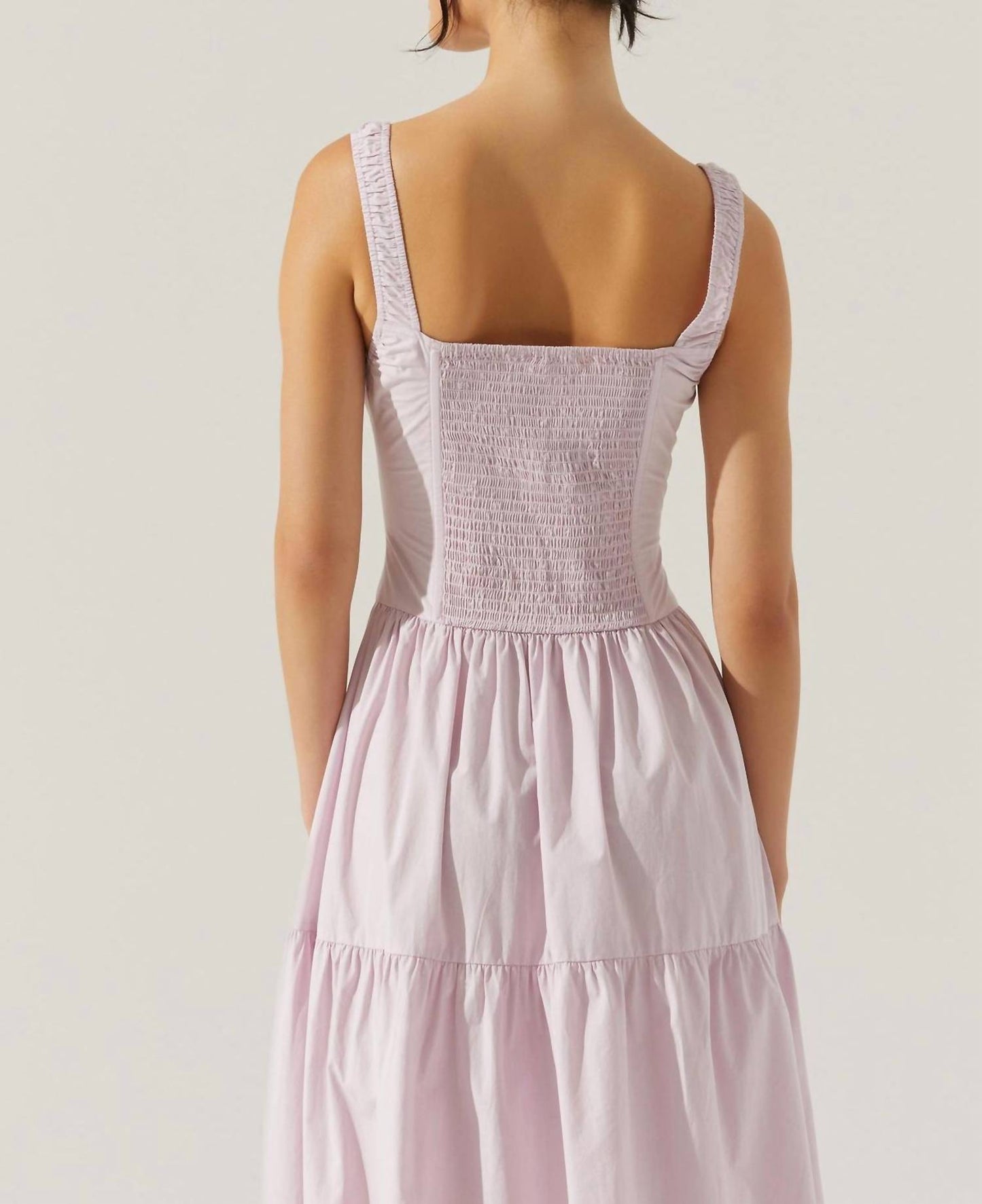 Astr - Temperance Tiered Milkmaid Maxi Dress