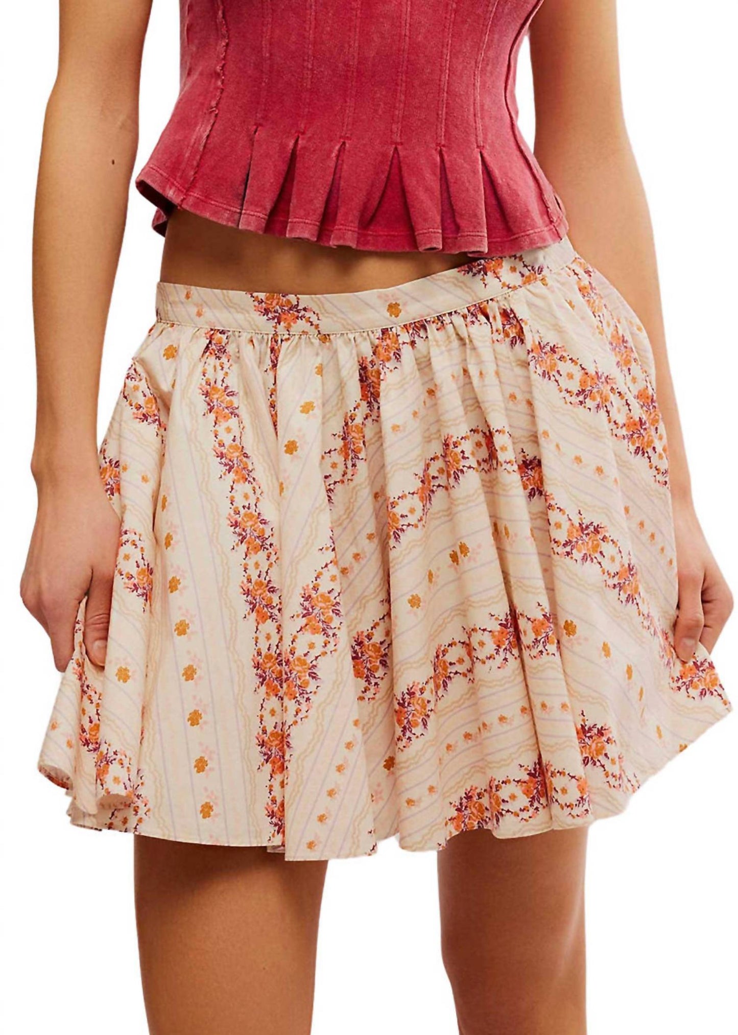 Free People - GAIA PRINTED SKIRT