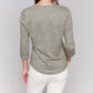 Charlie B - 3/4 Sleeve V-neck Top