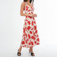 Greylin - Women's Madi Linen Sweetheart Neck Midi Dress
