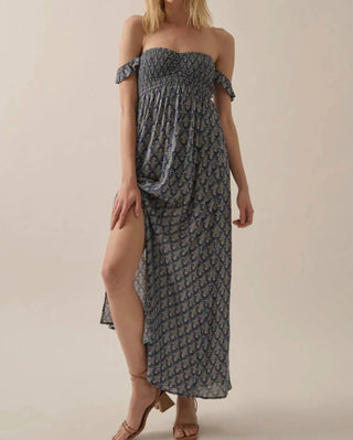 Por Together - Vestido longo com babados Flora