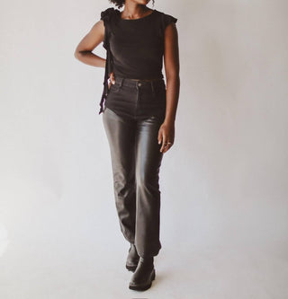 Emory Park - Calça de couro 'Agolde'