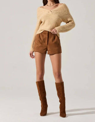 Astr - Franisbel Twist Front Sweater