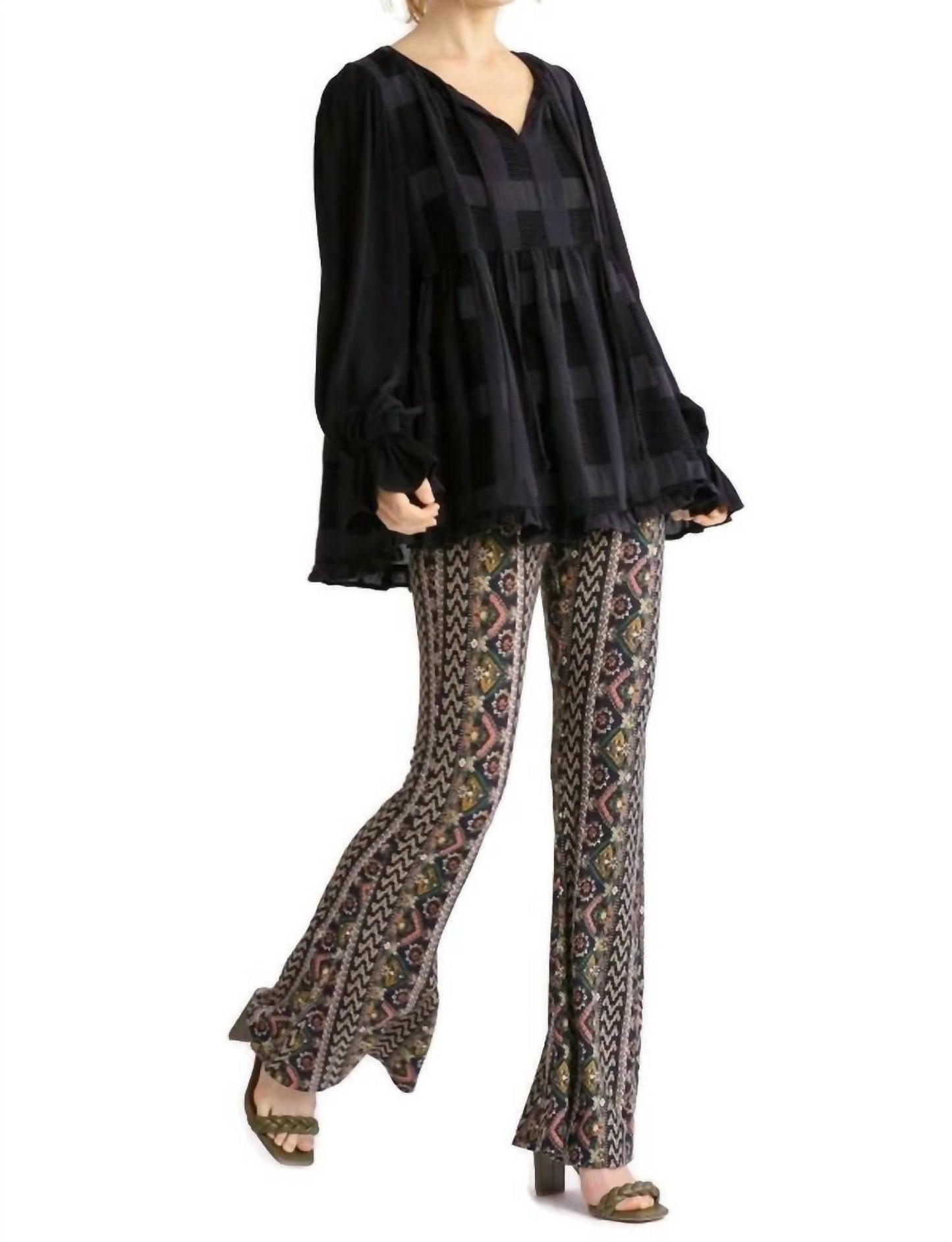 Umgee - Chenille Babydoll Top