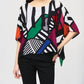 Joseph Ribkoff - Abstract Print Poncho