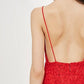 Topshop - Lace Embroidery Asymmetrical Cocktail Dress
