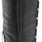 Vince Camuto - Women's Pallien Edgy Style Embellished Trim Stacked Heel Over The Knee Boots