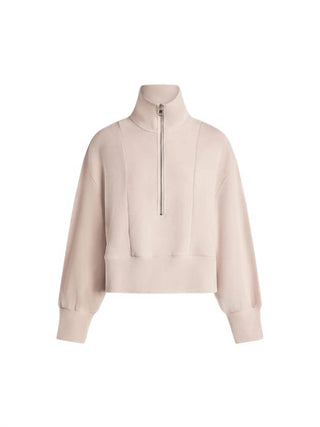 Varley - Blusa Ramona com meio zíper