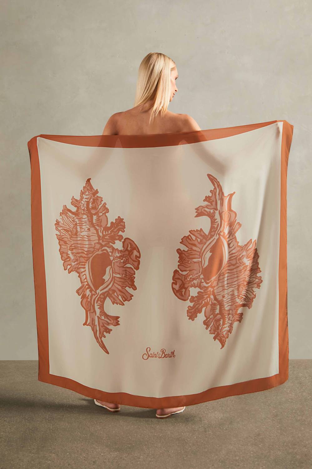 Adriana Degreas - Women's Seashell Print Panneaux Pareo Wrap