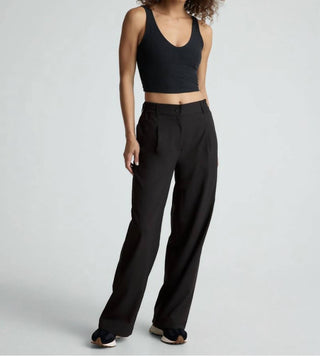 Além do Yoga - Camiseta regata cropped Spacedye Good Day