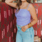 Buddylove - Apparel- Buddy Love Jolie Vegan Leather Cropped Tank Top