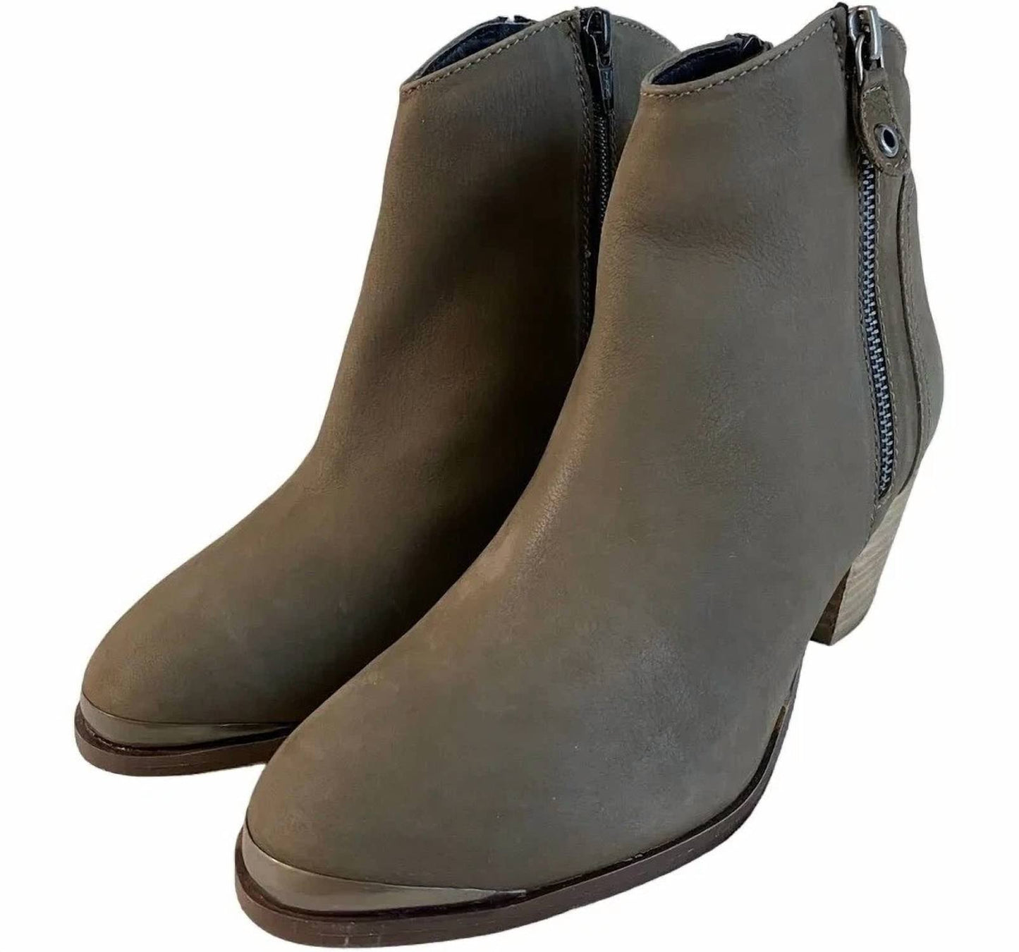 Diba True - Women's Sequoia Suede Leather Western Block Stacked Heel Boots