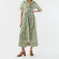 Ann Mashburn - Short Sleeved Classic Shirtwaist Maxi Dress