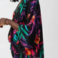 Joseph Ribkoff - Tropical Print Surplice Top