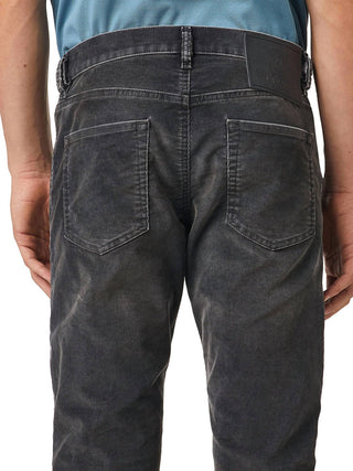 Diesel - Calça jeans masculina D-strukt Slim Fit Corduroy Denim/jeans