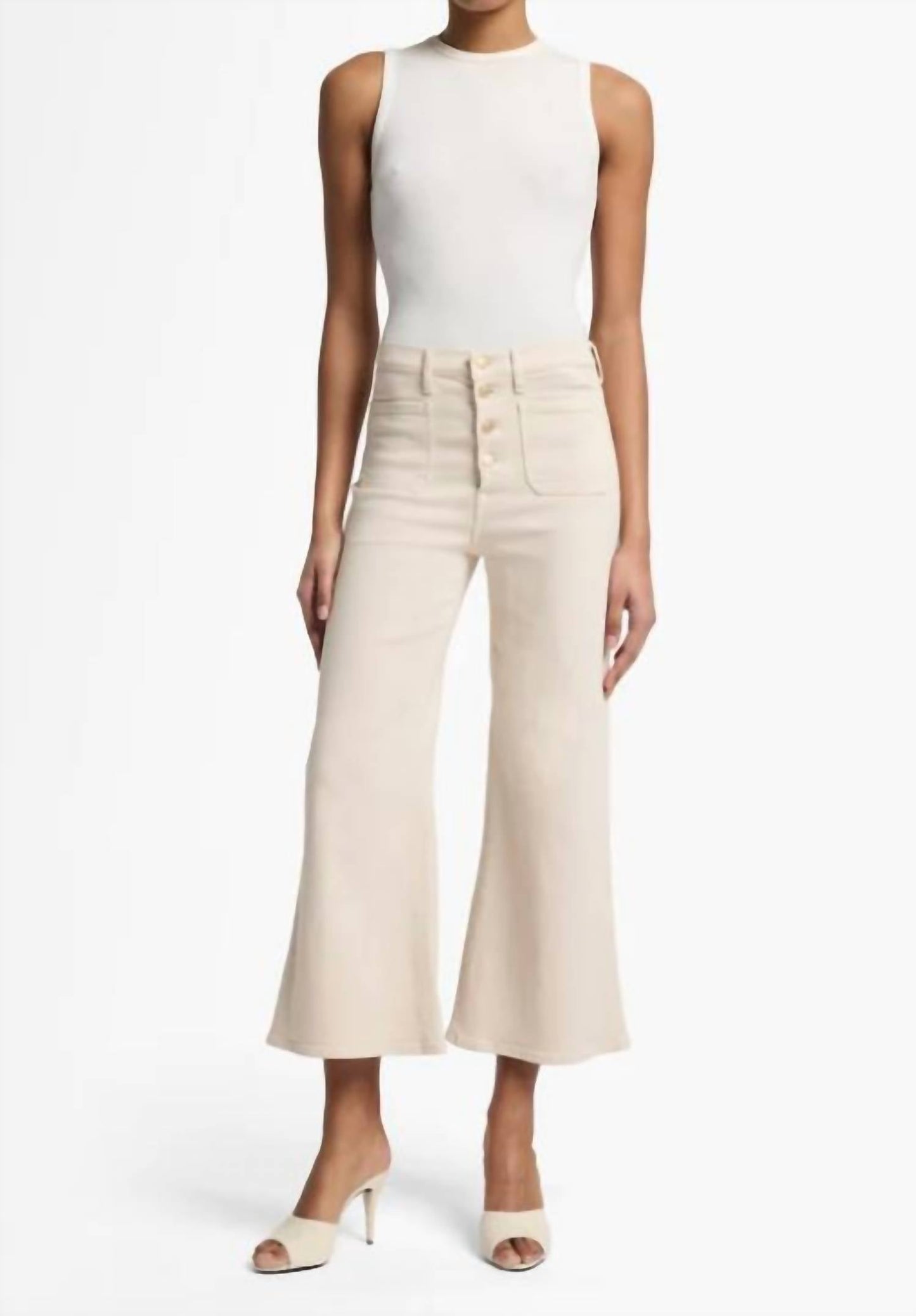7 For All Mankind - Ultra High Rise Cropped Jeans