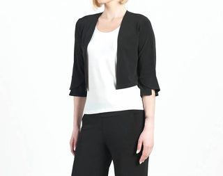 Clara Sun Woo - Cardigan curto com manga tulipa