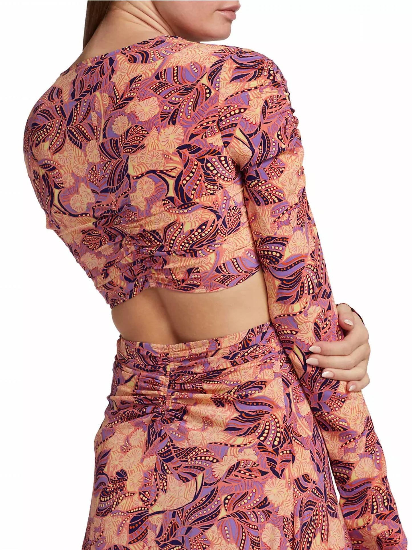 A.L.C. - Mona Cut Out Back Maxi Floral Dress