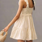 En Saison - Mixed Media Mini Dress