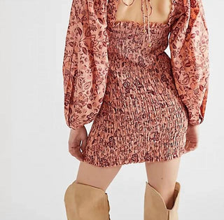 Free People - MINI VESTIDO SMOCK IT TO ME