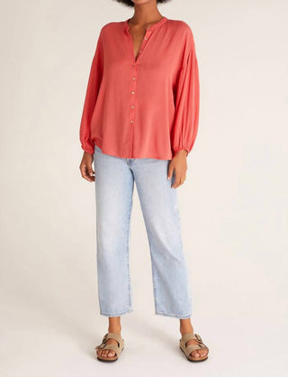 Z Supply - Blusa amassada Clarisa