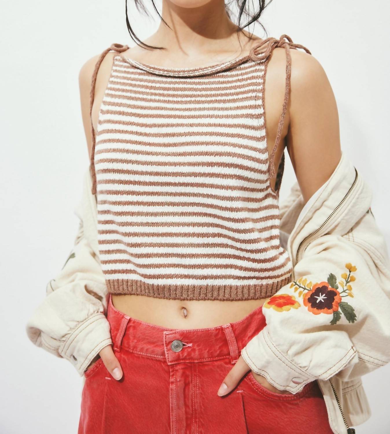 Free People - Claire Knit Tank Top