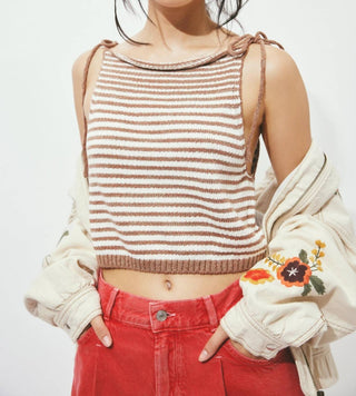 Free People - Regata de malha Claire