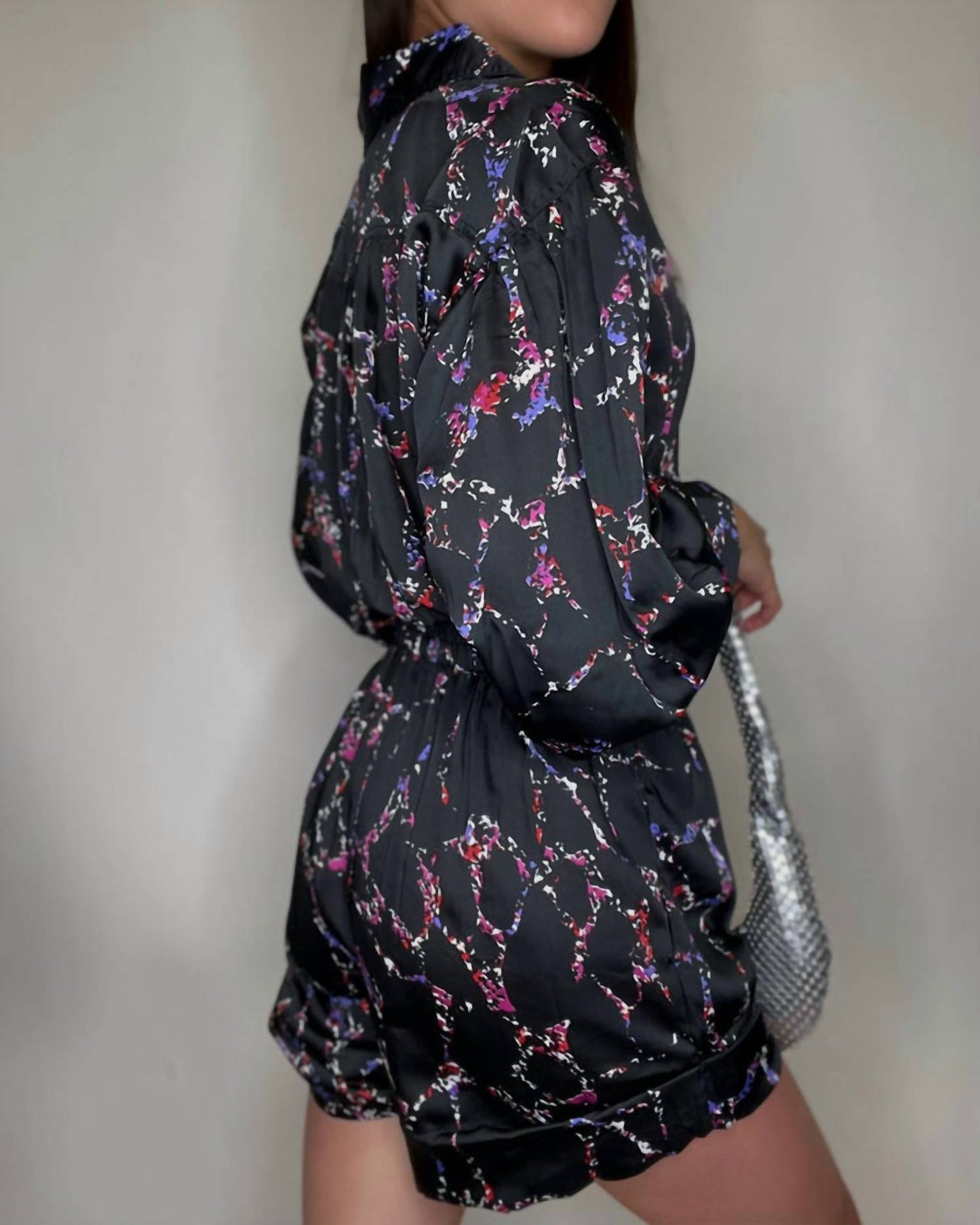 Elan - Cassie Long Sleeve Romper