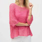 Joseph Ribkoff - Chenille Sweater Knit Open Stitch Two-piece Set
