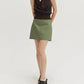 Crescent - Vegan Leather Mini Skirt