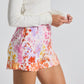 Derek Lam 10 Crosby - Women's Freja Floral Printed Stretch Linen Flared Short